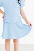 Sky Blue Scrunchy Twirl Skort by Mila & Rose ®