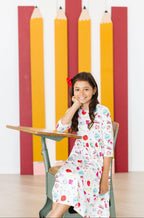 Smarty Pants 3/4 Sleeve Pocket Twirl Dress by Mila & Rose ®