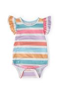 Spring Stripes S/S Flutter Bodysuit by Mila & Rose ®