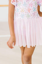 Springtime Bows S/S Twirl Leotard by Mila & Rose ®