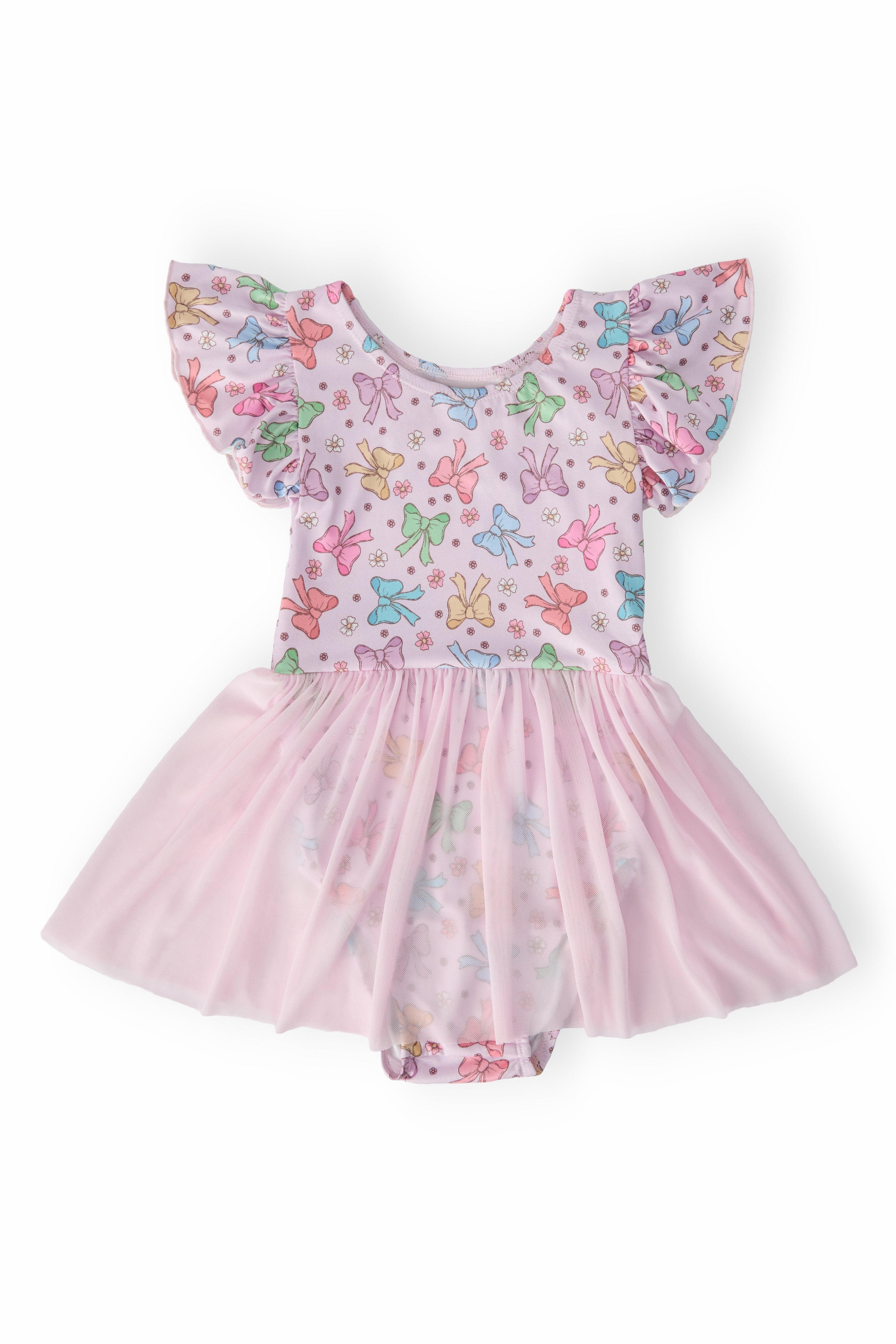 Springtime Bows S/S Twirl Leotard by Mila & Rose ®