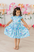 Springtime Splendor Flutter Sleeve Twirl Dress by Mila & Rose ®