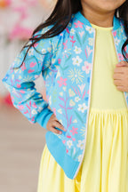 Springtime Splendor Satin Jacket by Mila & Rose ®