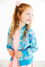 Springtime Splendor Satin Jacket by Mila & Rose ®