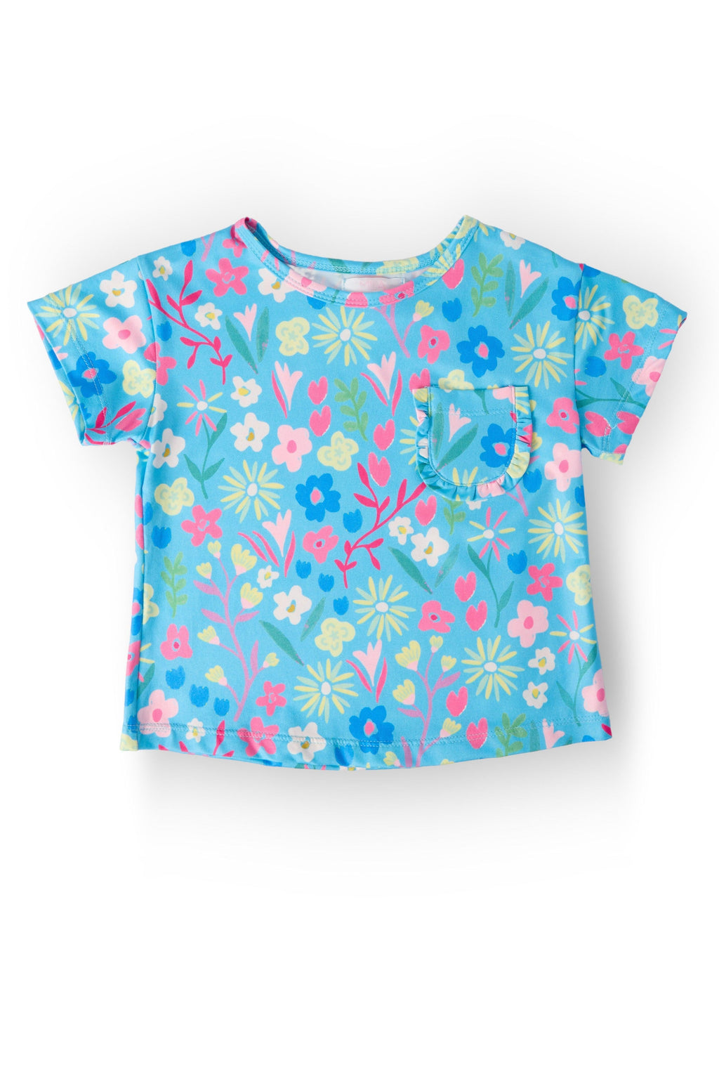 Springtime Splendor Ruffle Pocket Tee by Mila & Rose ®