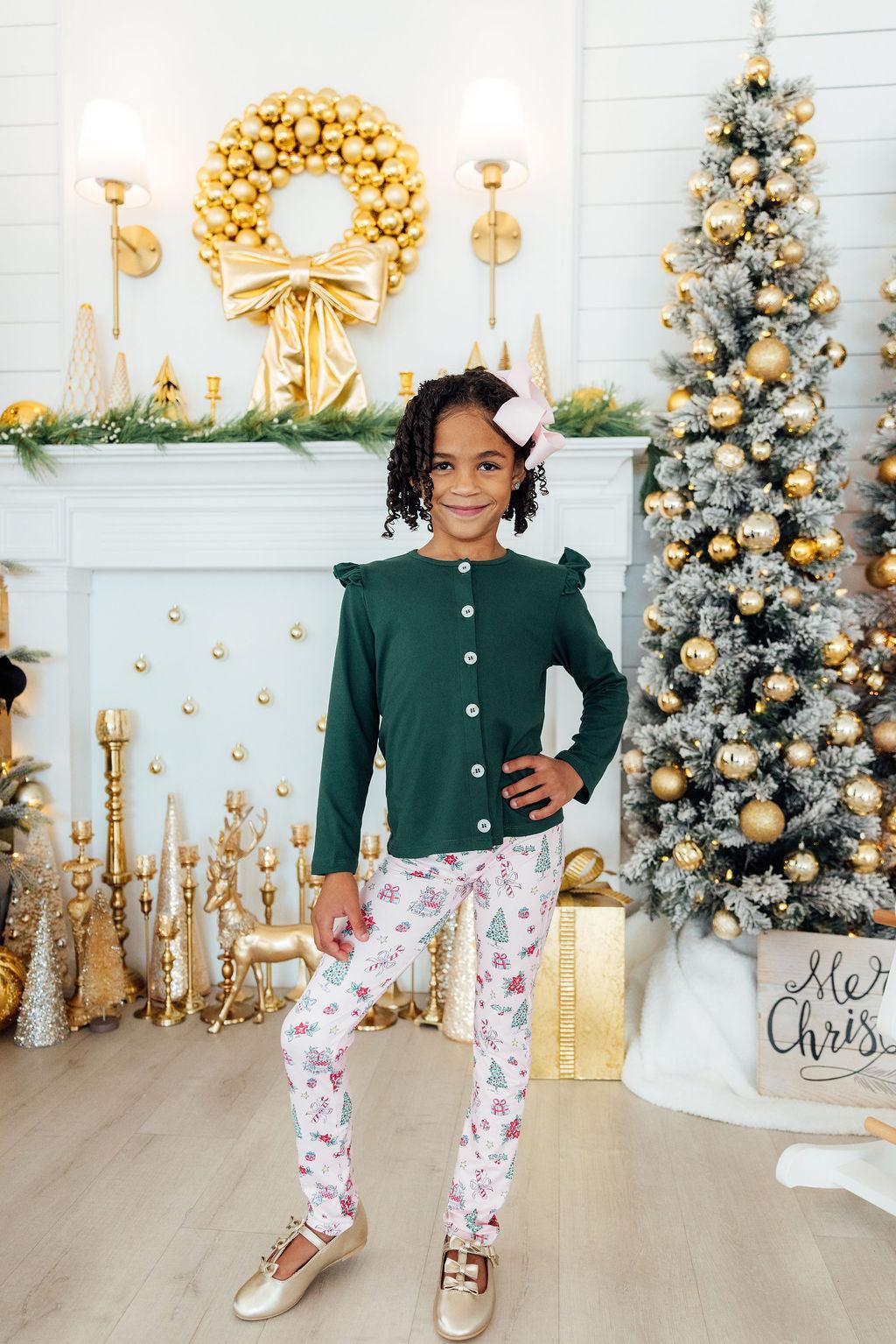 Spruce Ruffle Cardigan by Mila & Rose ®