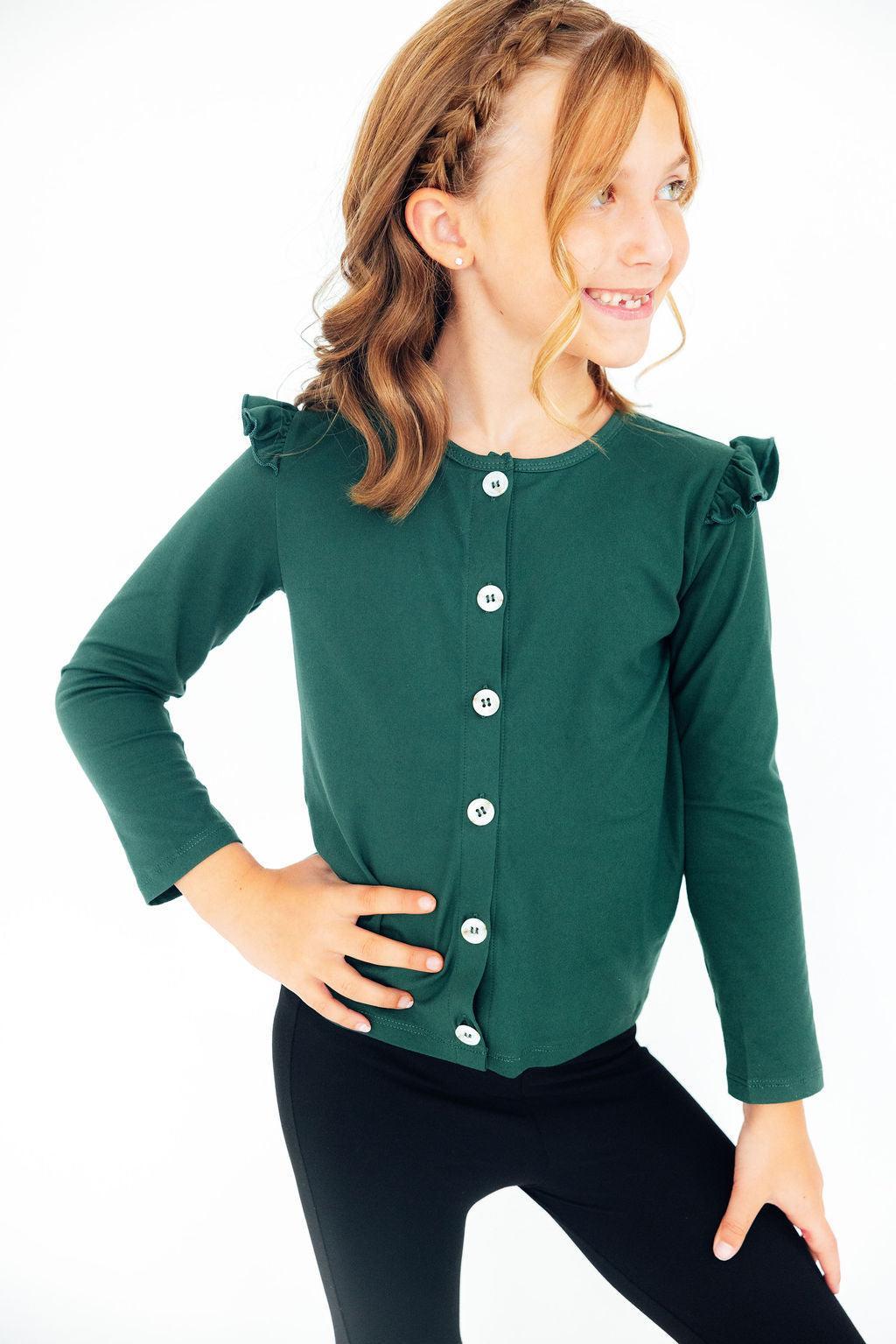 Spruce Ruffle Cardigan by Mila & Rose ®
