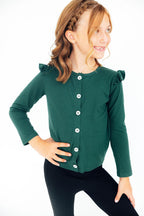 Spruce Ruffle Cardigan by Mila & Rose ®