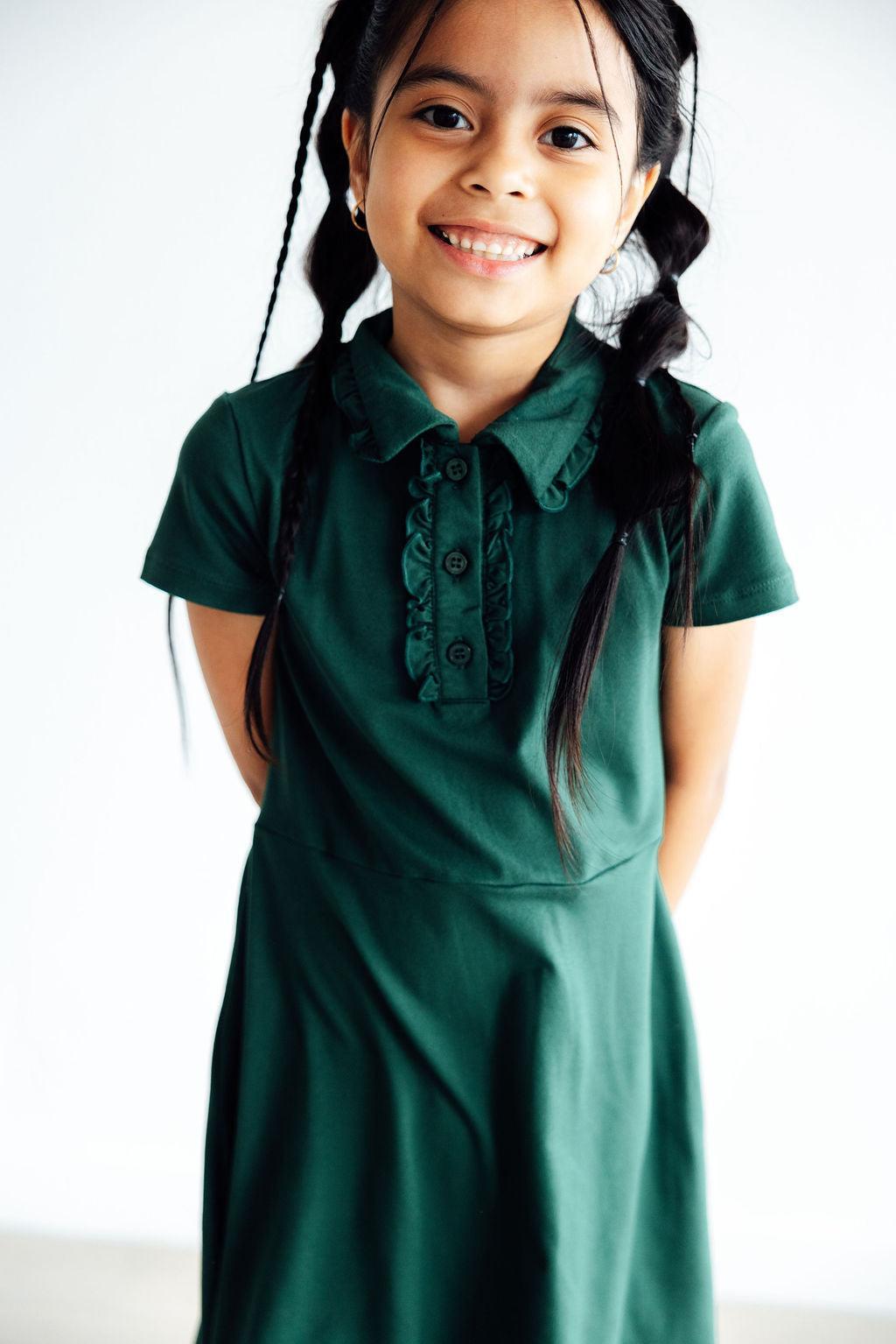 Spruce S/S Polo Dress by Mila & Rose ®