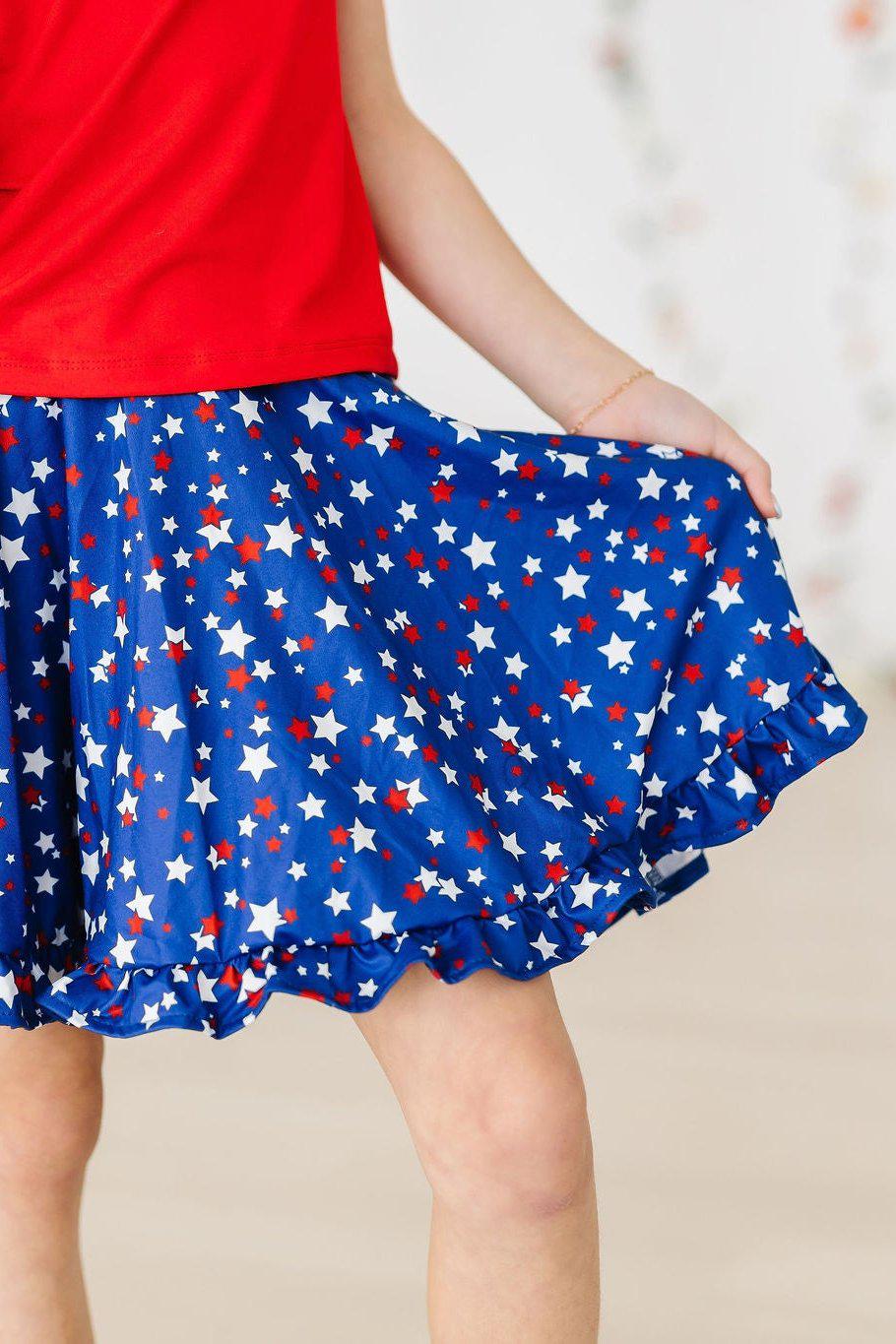 Star Bright Ruffle Twirl Skort by Mila & Rose ®