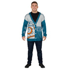 Adult Unisex BB8 Star Wars Ugly Christmas Cardigan Sweater by TVStoreOnline
