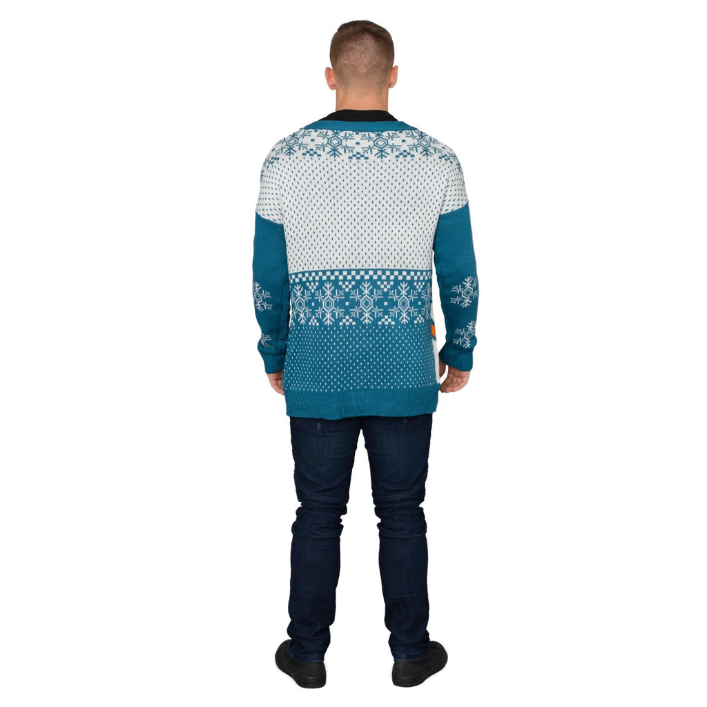 Adult Unisex BB8 Star Wars Ugly Christmas Cardigan Sweater by TVStoreOnline