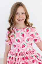 Strawberry Fields S/S Pocket Twirl Dress by Mila & Rose ®