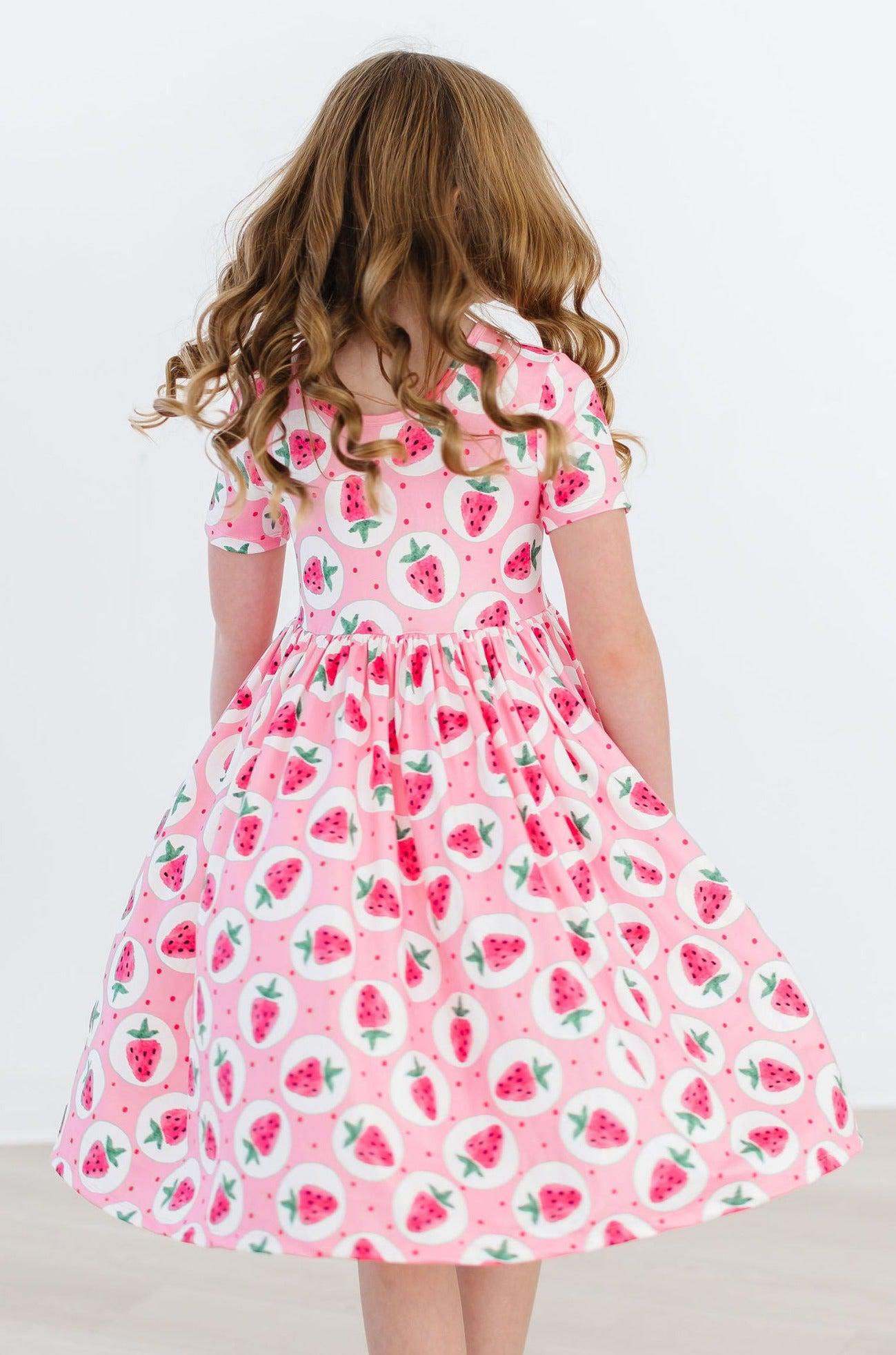Strawberry Fields S/S Pocket Twirl Dress by Mila & Rose ®