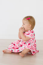 Strawberry Fields S/S Pocket Twirl Dress by Mila & Rose ®