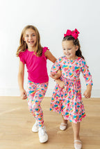 Sugar & Spice 3/4 Sleeve Pocket Twirl Dress by Mila & Rose ®