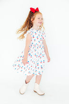 Summer Sweets Flutter Sleeve Twirl Dress by Mila & Rose ®