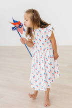 Summer Sweets Flutter Sleeve Twirl Dress by Mila & Rose ®