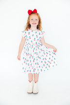 Summer Sweets Flutter Sleeve Twirl Dress by Mila & Rose ®