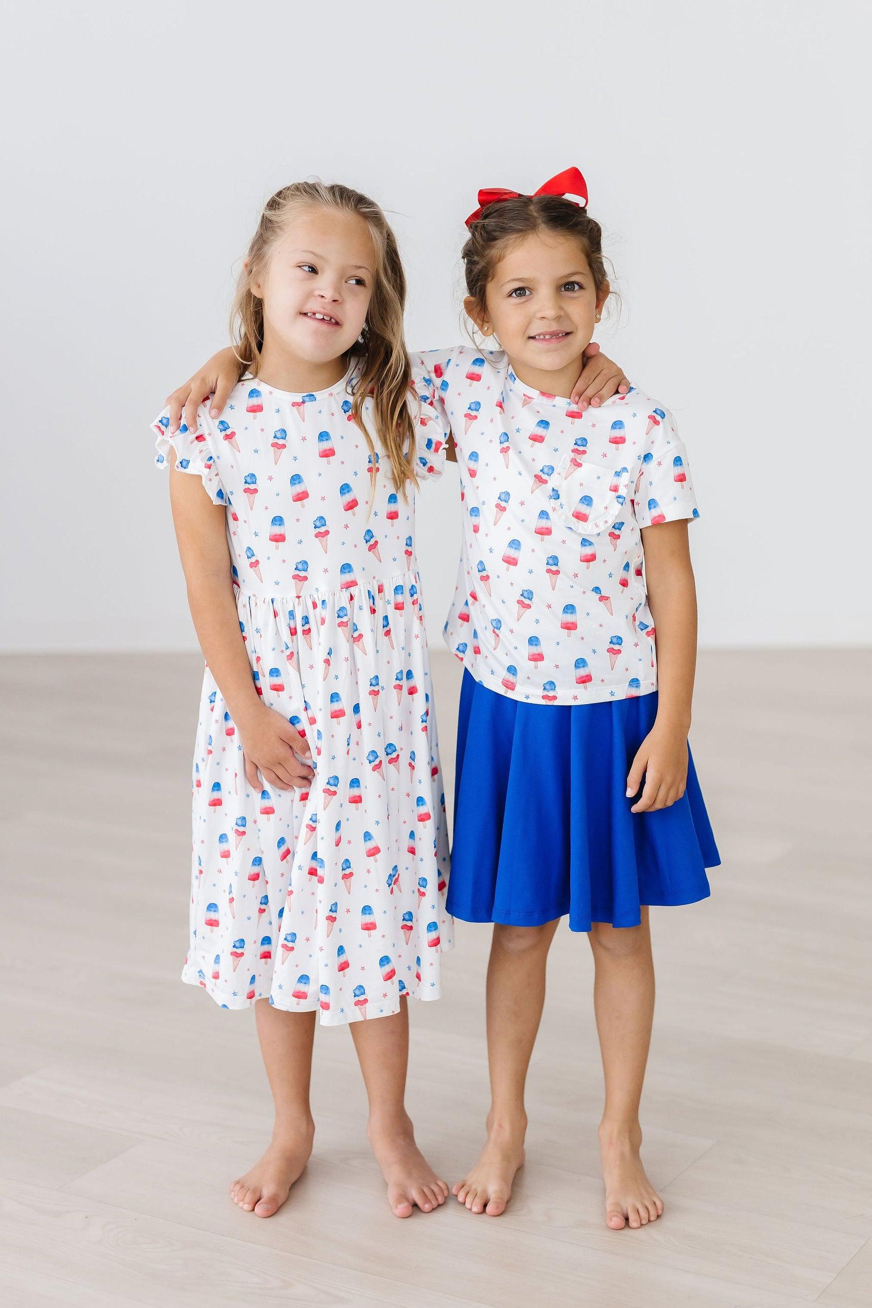 Summer Sweets Flutter Sleeve Twirl Dress by Mila & Rose ®