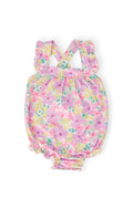 Summer Watercolor Ruffle Cross Back Romper by Mila & Rose ®