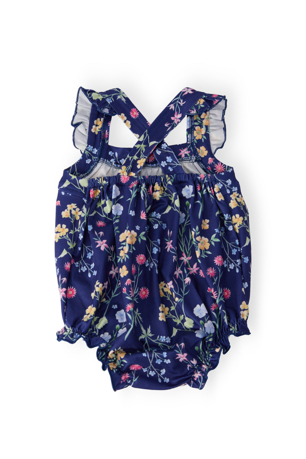 Sunny Meadow Ruffle Cross Back Romper by Mila & Rose ®