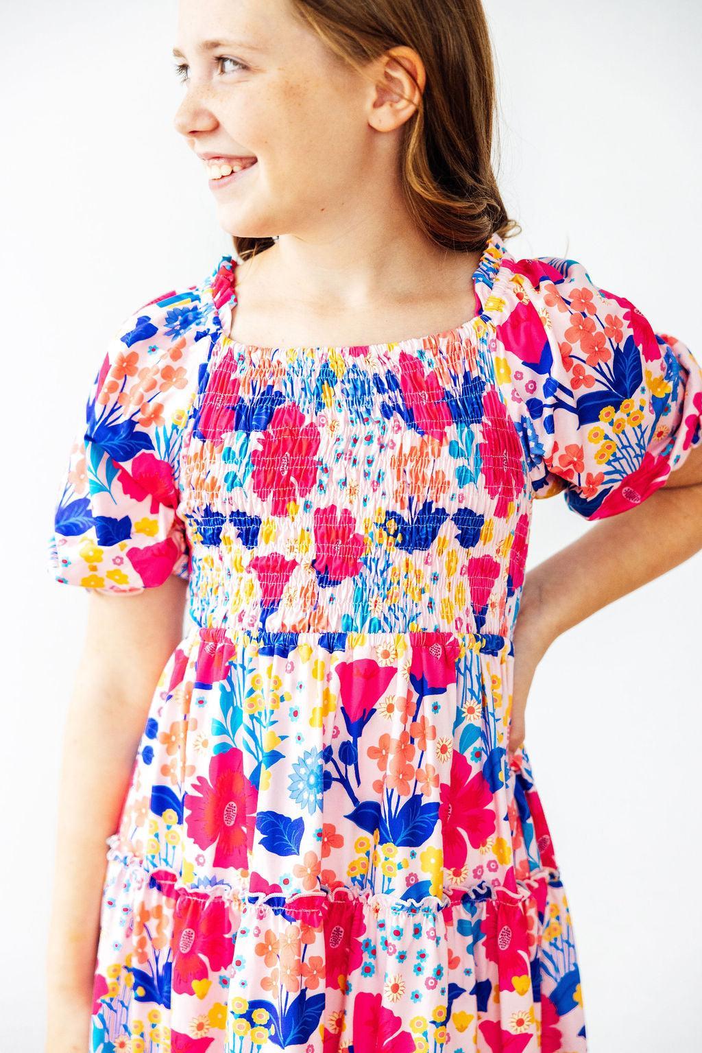 Sunshine Garden Smocked Ruffle Dress by Mila & Rose ®