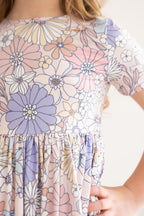 Sweet Escape Floral S/S Pocket Twirl Dress by Mila & Rose ®