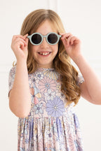 Sweet Escape Floral S/S Pocket Twirl Dress by Mila & Rose ®