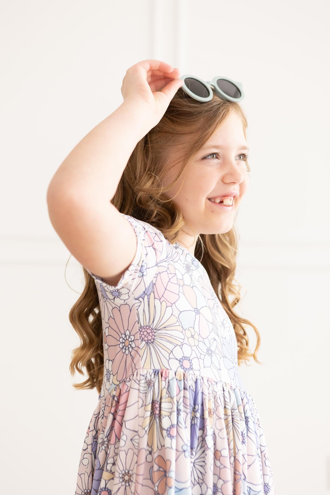 Sweet Escape Floral S/S Pocket Twirl Dress by Mila & Rose ®