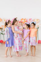 Sweet Springtime Ruffle Cross Back Romper by Mila & Rose ®