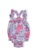Sweet Springtime Ruffle Cross Back Romper by Mila & Rose ®