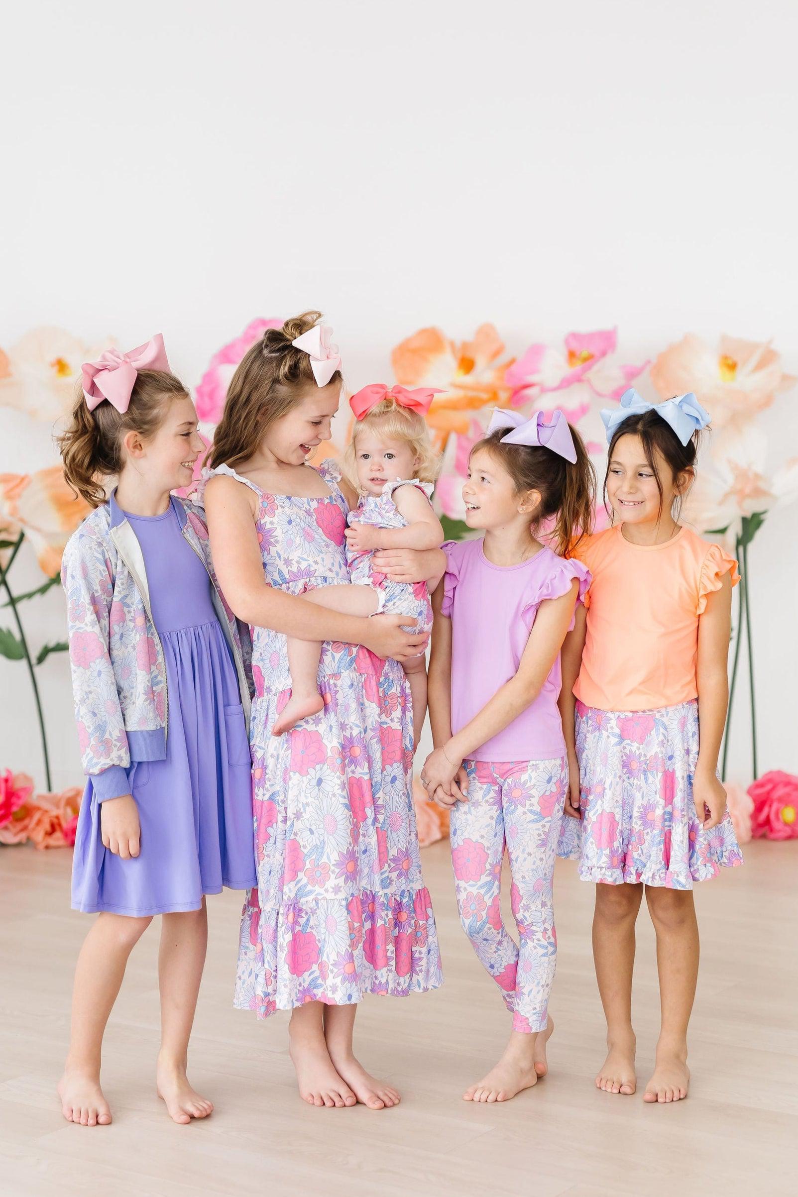Sweet Springtime Ruffle Maxi Dress by Mila & Rose ®