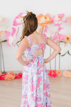 Sweet Springtime Ruffle Maxi Dress by Mila & Rose ®