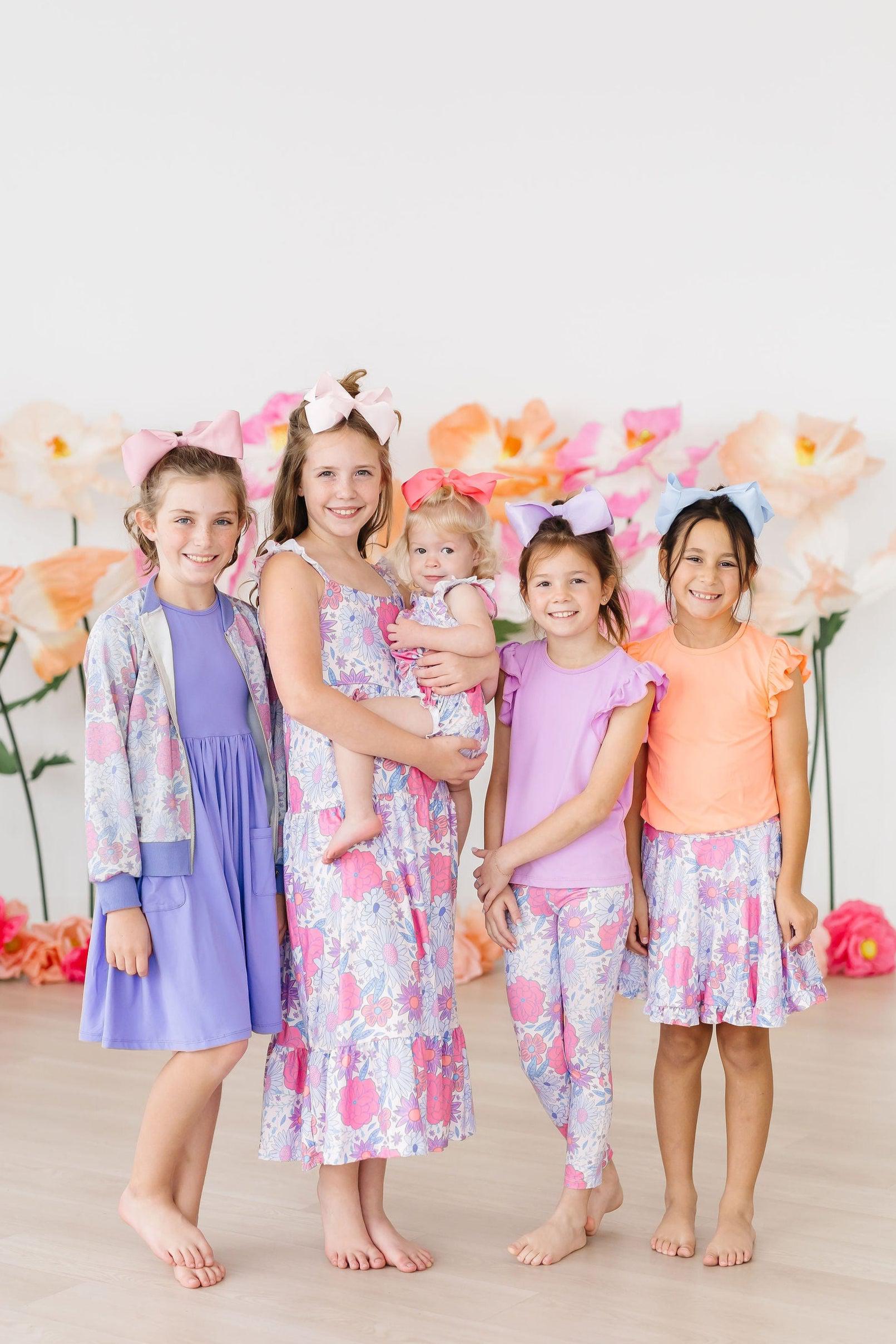 Sweet Springtime Ruffle Maxi Dress by Mila & Rose ®