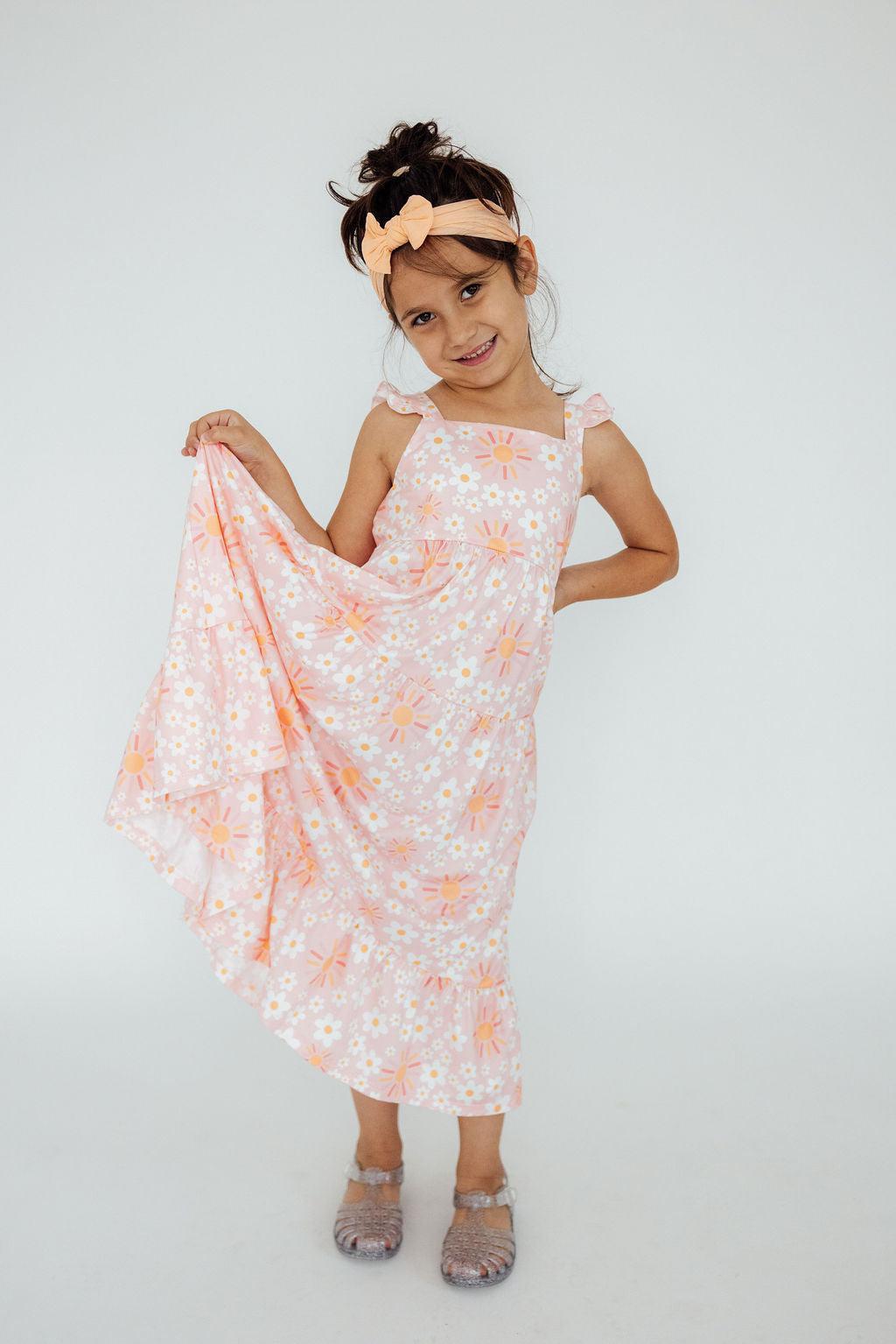 Sweet & Sunny Ruffle Maxi Dress by Mila & Rose ®