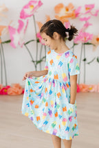 Sweet Treat S/S Pocket Twirl Dress by Mila & Rose ®