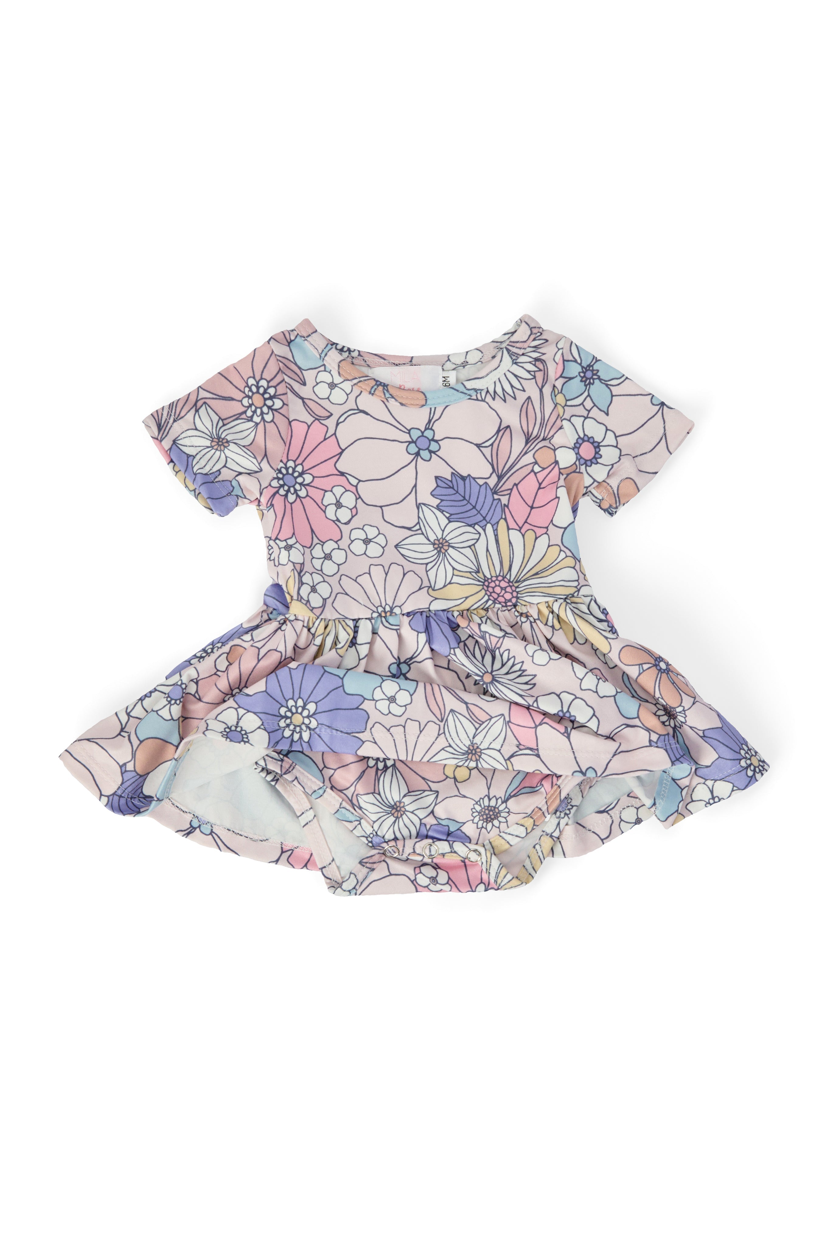 Sweet Escape S/S Twirl Bodysuit by Mila & Rose ®