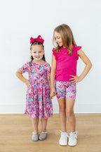 Sweetheart Scribble S/S Pocket Twirl Dress by Mila & Rose ®