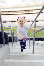 TCU Purple Frog Leggings by Mila & Rose ®