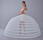 White Petticoat for Costumes and Bridal Gowns, Crinoline by Bridal Port