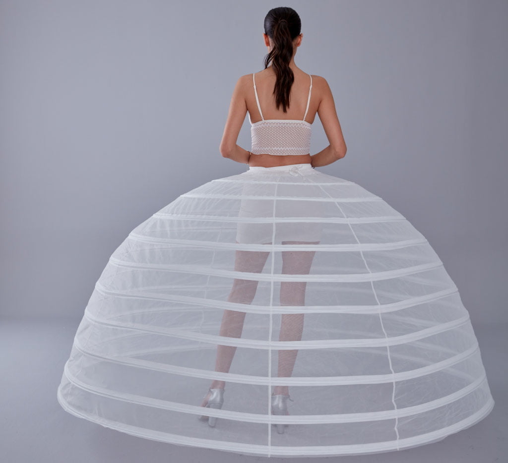 White Petticoat for Costumes and Bridal Gowns, Crinoline by Bridal Port
