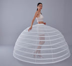 White Petticoat for Costumes and Bridal Gowns, Crinoline by Bridal Port