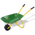 Outdoor Garden Backyard Play Toy Kids Metal Wheelbarrow-Red by LuxuryLifeWay Online Store