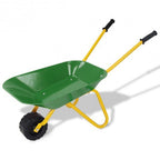 Outdoor Garden Backyard Play Toy Kids Metal Wheelbarrow-Red by LuxuryLifeWay Online Store