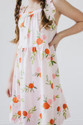 Tangerine Ruffle Cross Back Dress by Mila & Rose ®