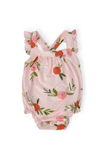 Tangerine Ruffle Cross Back Romper by Mila & Rose ®