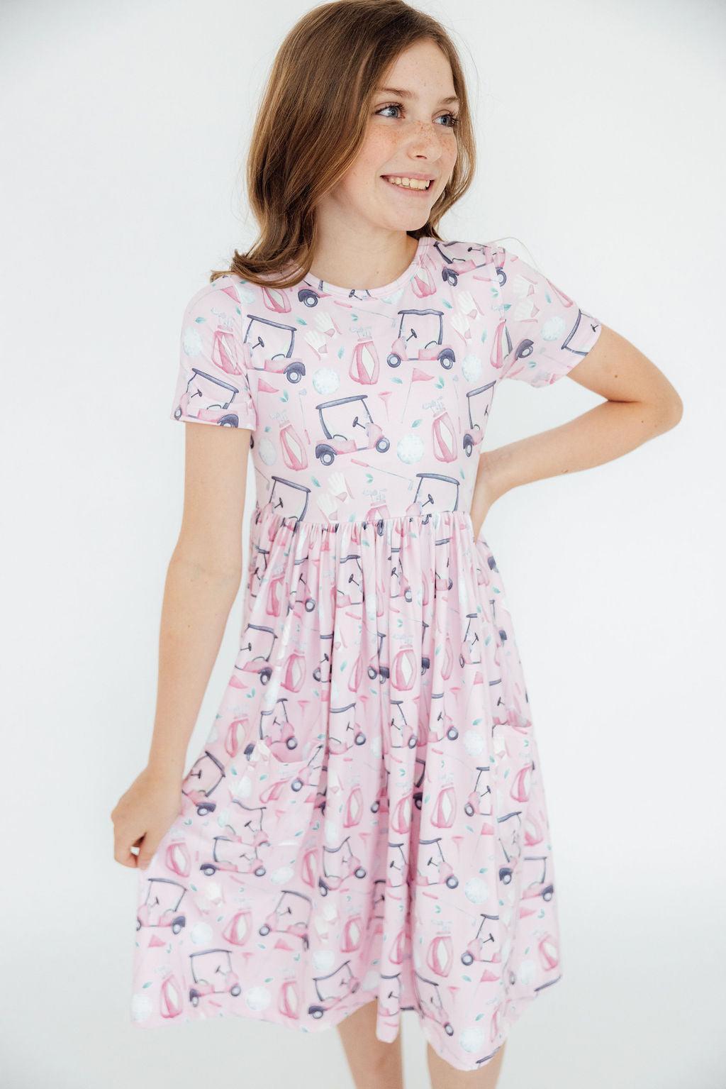 Tee Time S/S Pocket Twirl Dress by Mila & Rose ®