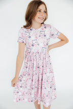 Tee Time S/S Pocket Twirl Dress by Mila & Rose ®