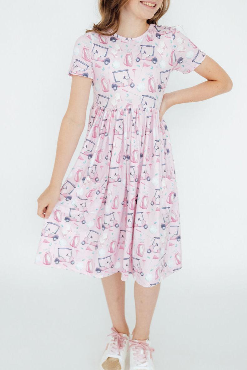 Tee Time S/S Pocket Twirl Dress by Mila & Rose ®